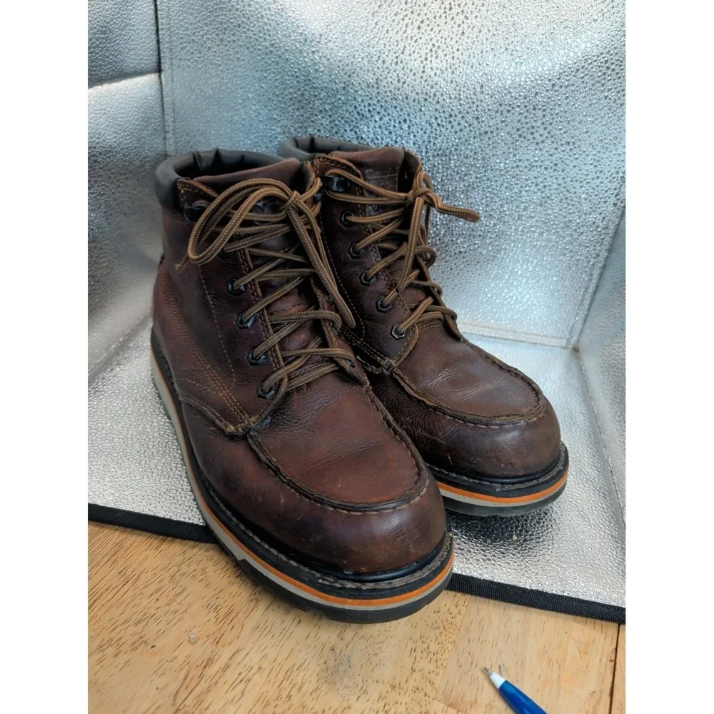Timberland PRO Gridworks Waterproof Worksite Boots Mens 12 Wide Fast Ship